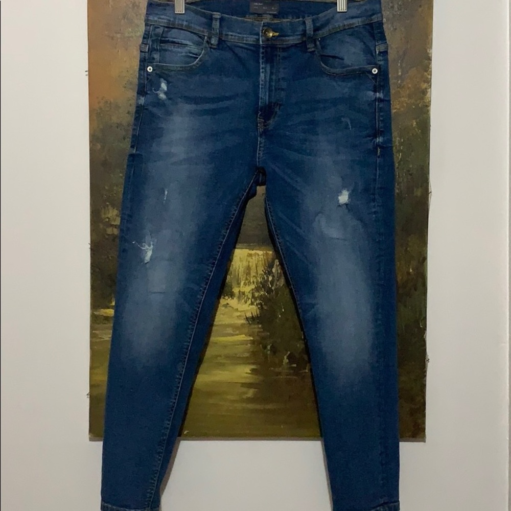 Zara Ripped Skinny Jeans